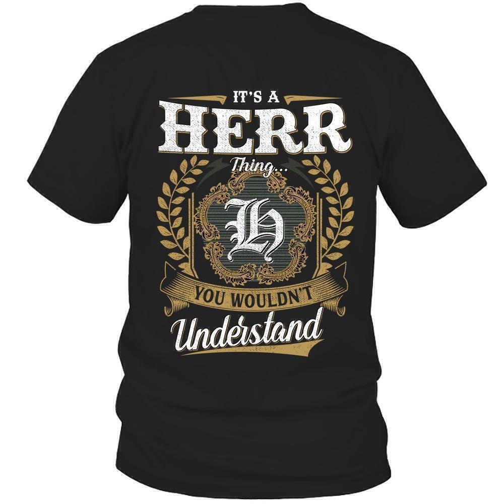 Its Herr Thing You Wouldnt Understand Funny Name Unisex T-Shirt